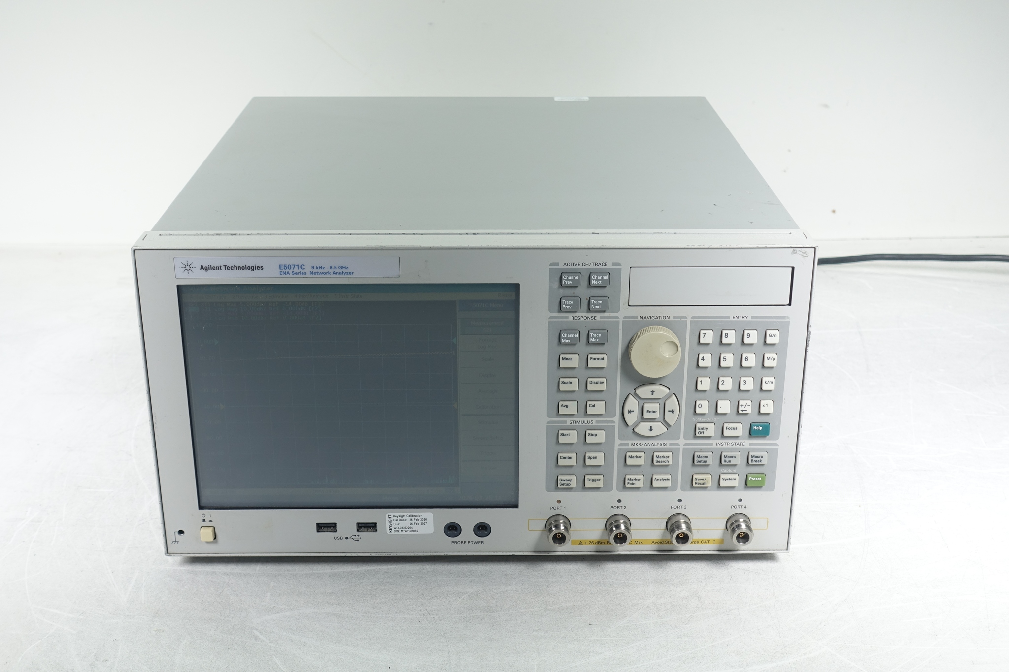 Keysight E5071C-480 二手实拍