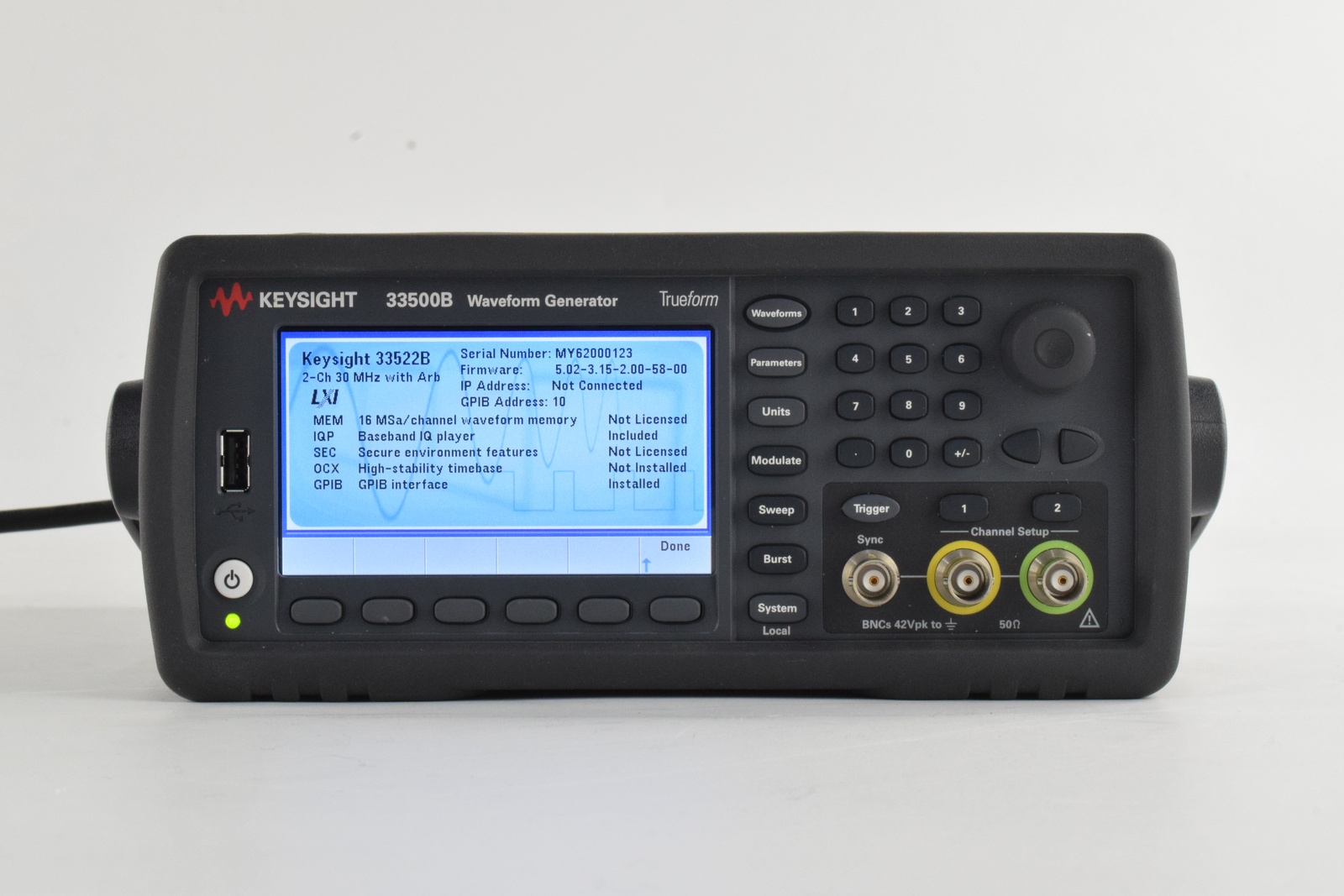 Keysight 33522B 二手实拍
