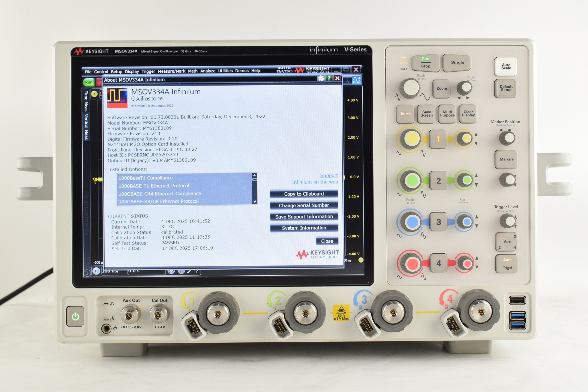 Keysight MSOV334A 二手实拍