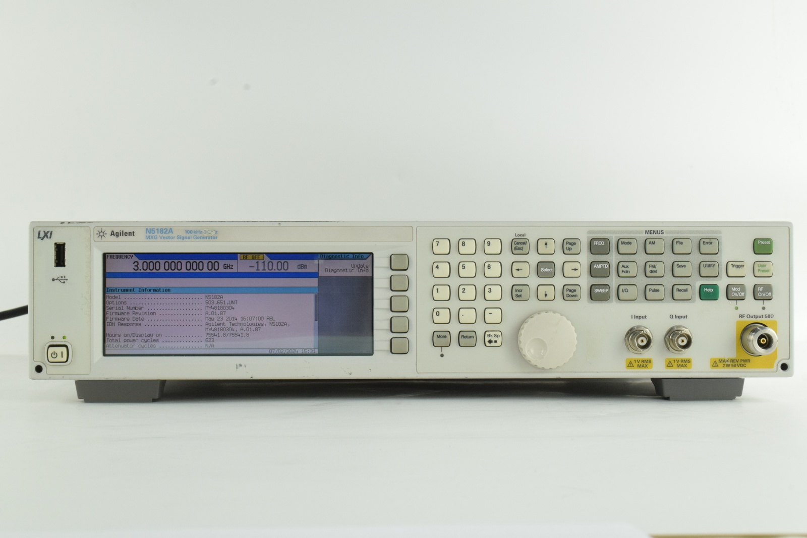 Keysight N5182A-503 二手实拍
