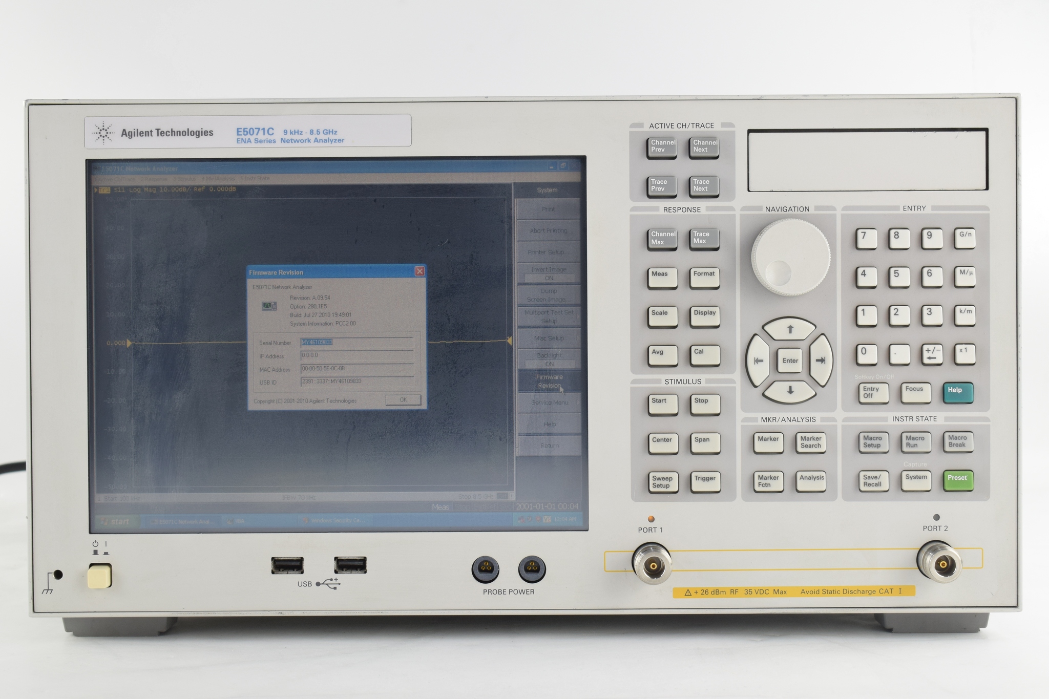 Keysight E5071C-280 二手实拍