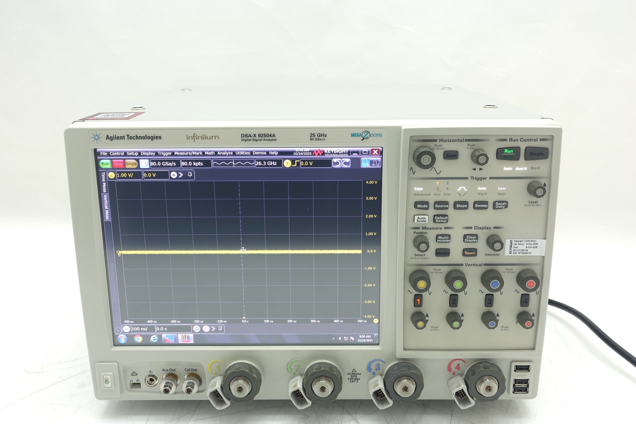 Keysight DSAX92504A 二手实拍