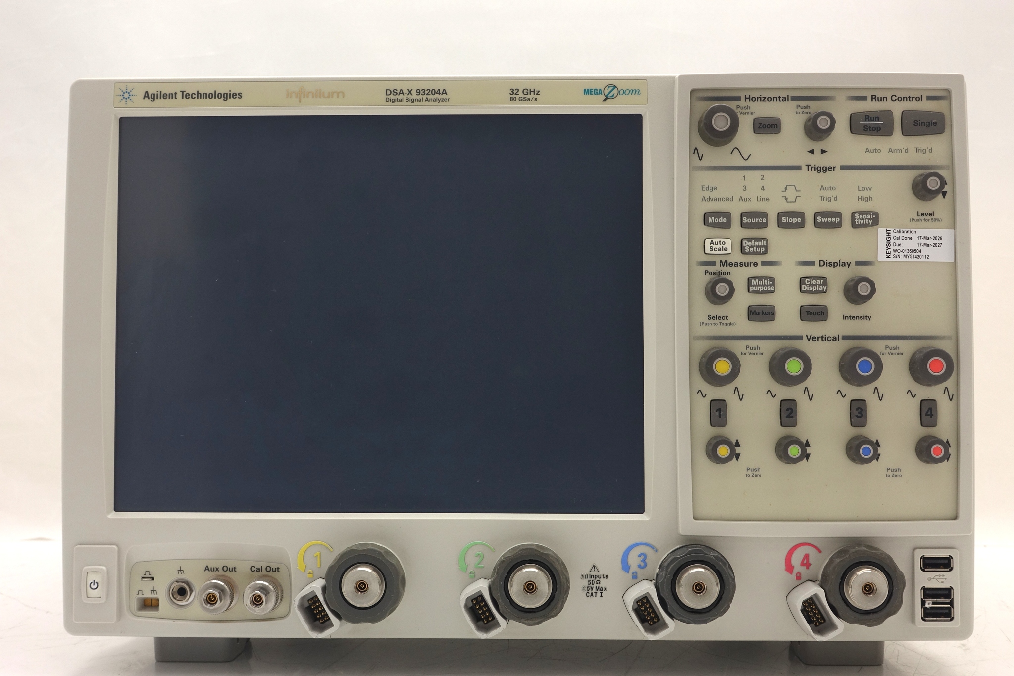 Keysight DSAX93204A 二手实拍