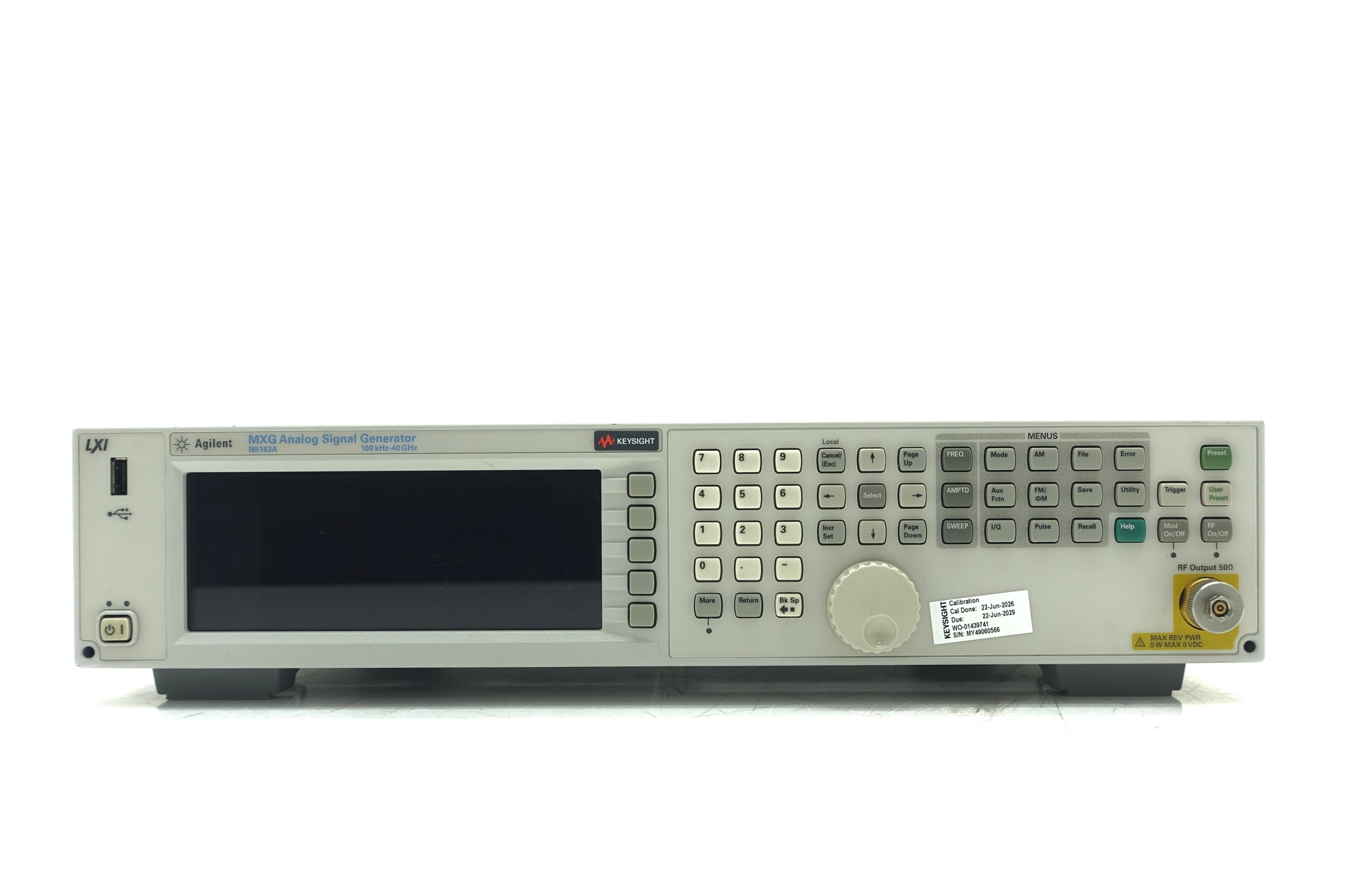 Keysight N5183A-540 二手实拍